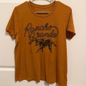 Orange Graphic T-Shirt